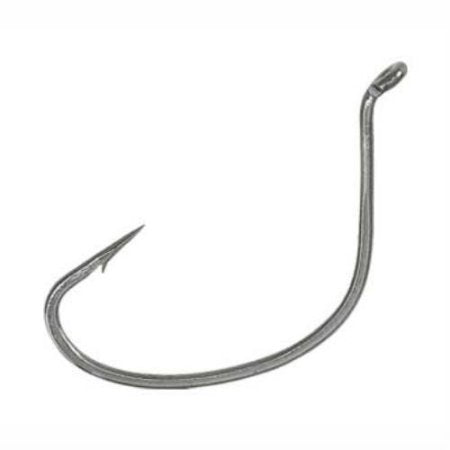 Gamakatsu Shiner Hook Black Nickel Wide Gap 1/0 6 Per Pack