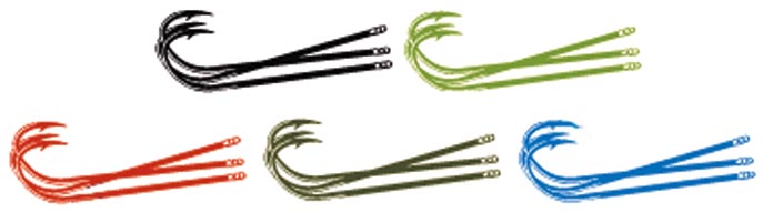 Gamakatsu Crappie/Panfish Hook Color Assortment - 15 Per Pack