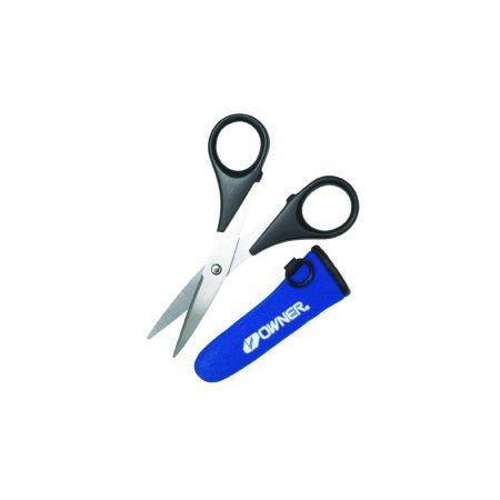 Owner Super Cut Scissors For Braided Line with Sheath