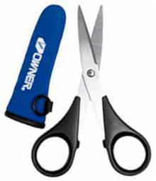 Owner Super Cut Scissors For Braided Line with Sheath
