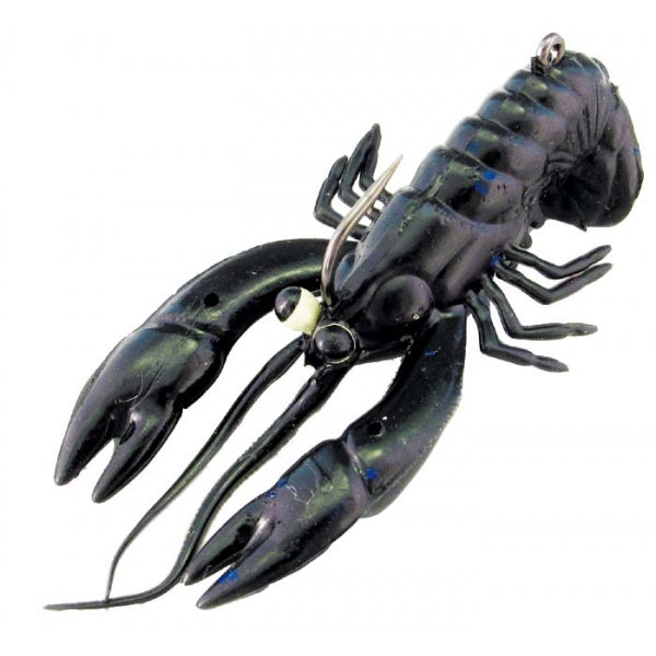 River 2 Sea Stand'N Yabbie 80 2.25" 1/2Oz 4 Per Pack - Black/Blue Flake