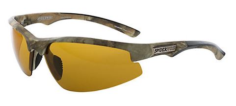 Spiderwire Polarized Sunglasse Terror Eyes Gloss BLK/SMK GRN