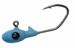 Gene Larew Overbite Sickle Jighead 1/32 OZ Size 4 Glo Blue