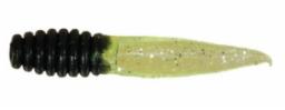 Gene Larew Bobby Garland Itty Bit Slab Slay'R 1.25" Black Chartreuse Silver