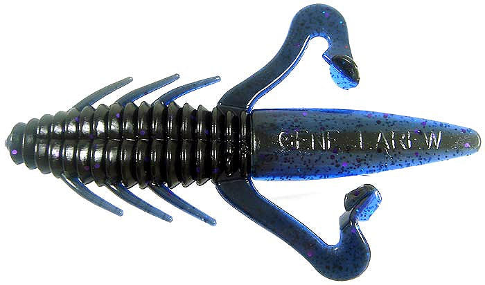 Gene Larew Biffle Bug 4.25" 8 Bag Blue Fleck