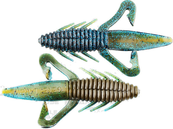 Gene Larew Biffle Bug 4.25" 8 Bag Blue Fleck