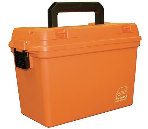 Plano Molding Deep Dry Storage with Tray - Orange, Medium