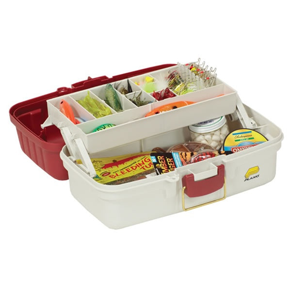 Plano Tackle Box 1 Tray Red/White