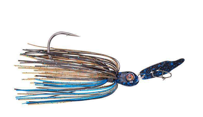 Strike King Thunder Cricket Vibrating Jig - 1/2 Oz, Designed By Kevin VanDam, Bladed Swim Jig For Bass Fishing